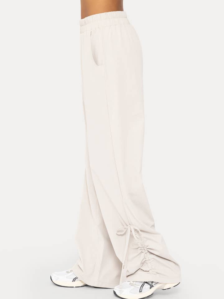 Mono B - Wholesale Pants - Women's - GREEN - Ecosoft Wide Leg Pants9