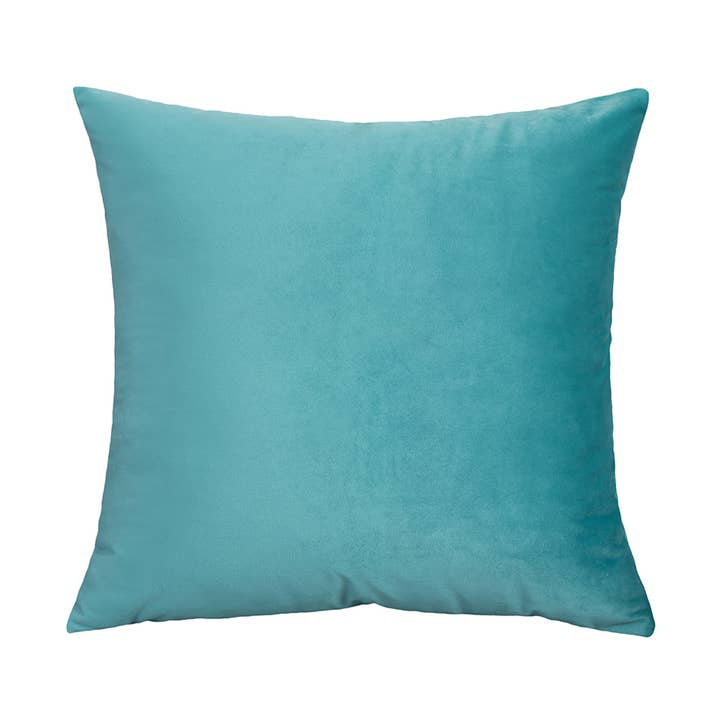 Teal Luxury Velvet Throw/Decorative Pillows, Cushions for wholesale by Study Room