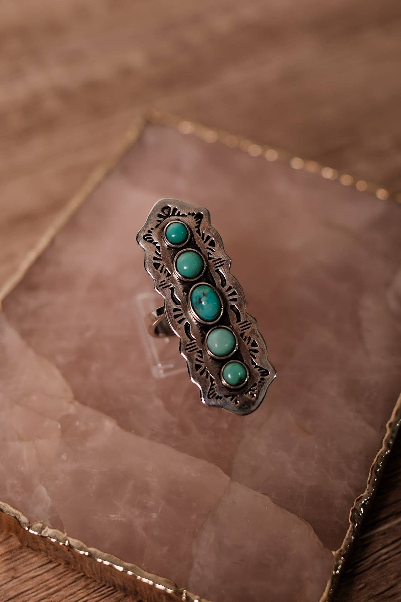 Krush Kandy - Vendita all'ingrosso Parure di gioielli - Collana, Anello e Orecchini Turchesi Wanderlust Dreams2