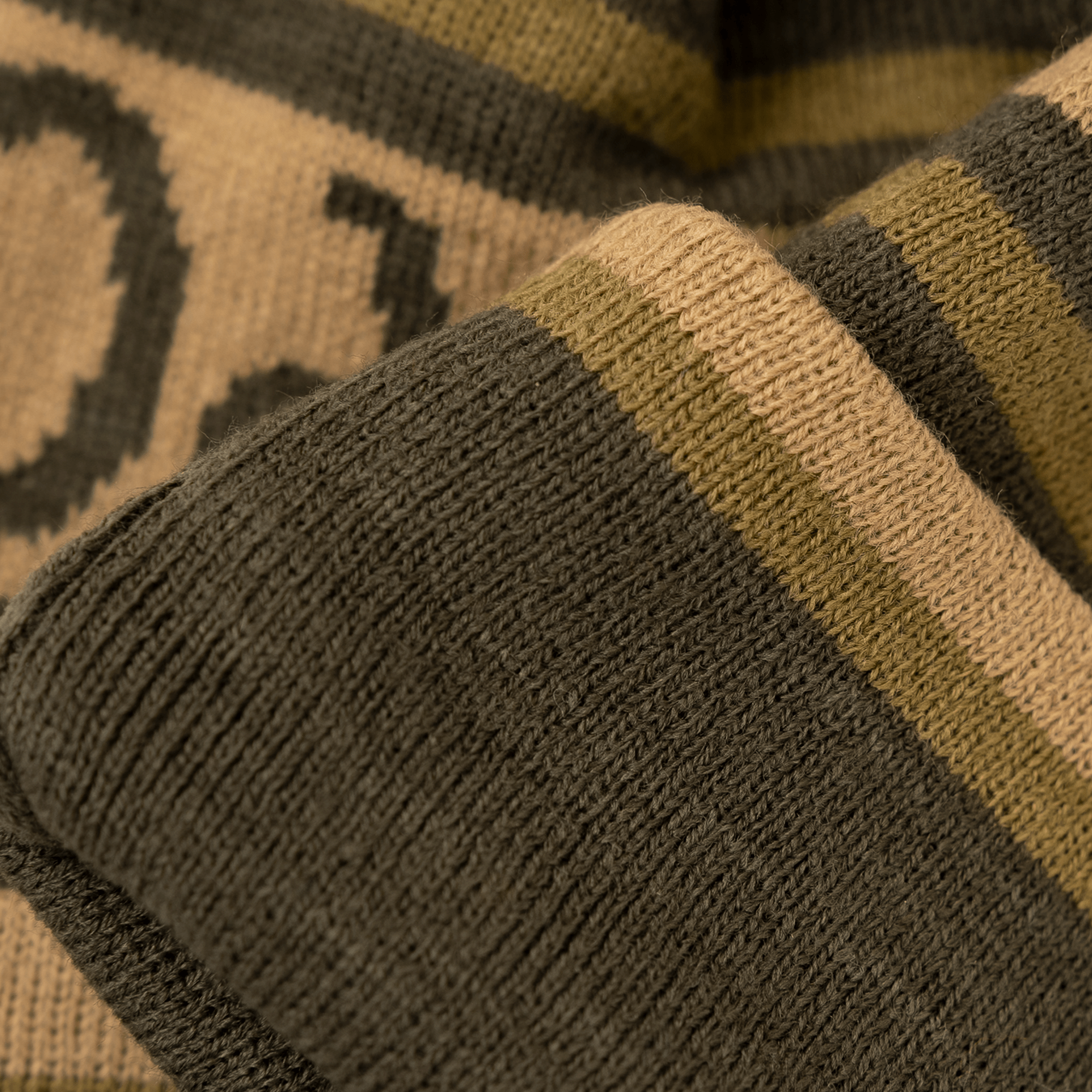 OddBalls – wholesale Beanie – Unisex – Green | Brown | Stone - Bobble Hat1