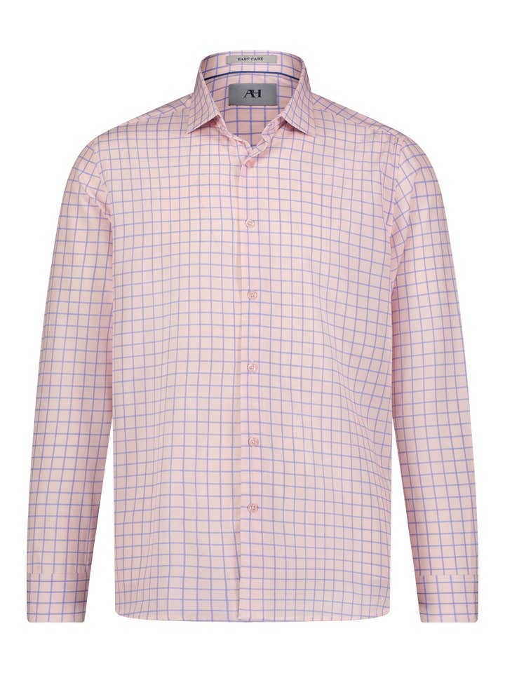 Chemise de performance rose à carreaux pour la vente par American Heritage