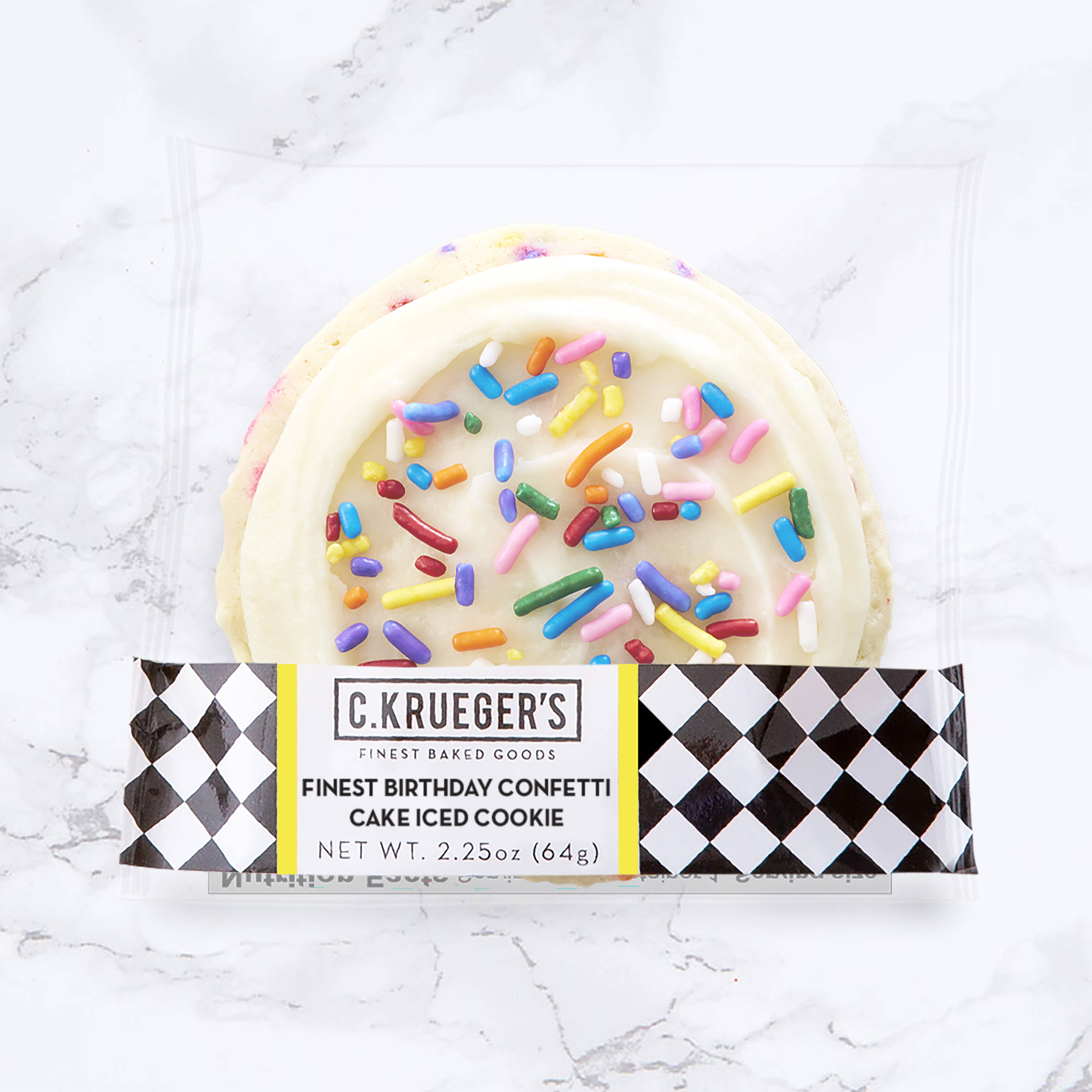 C. Krueger's - Wholesale Cookie - Birthday Confetti Cake Batter Cookie 2.25oz2