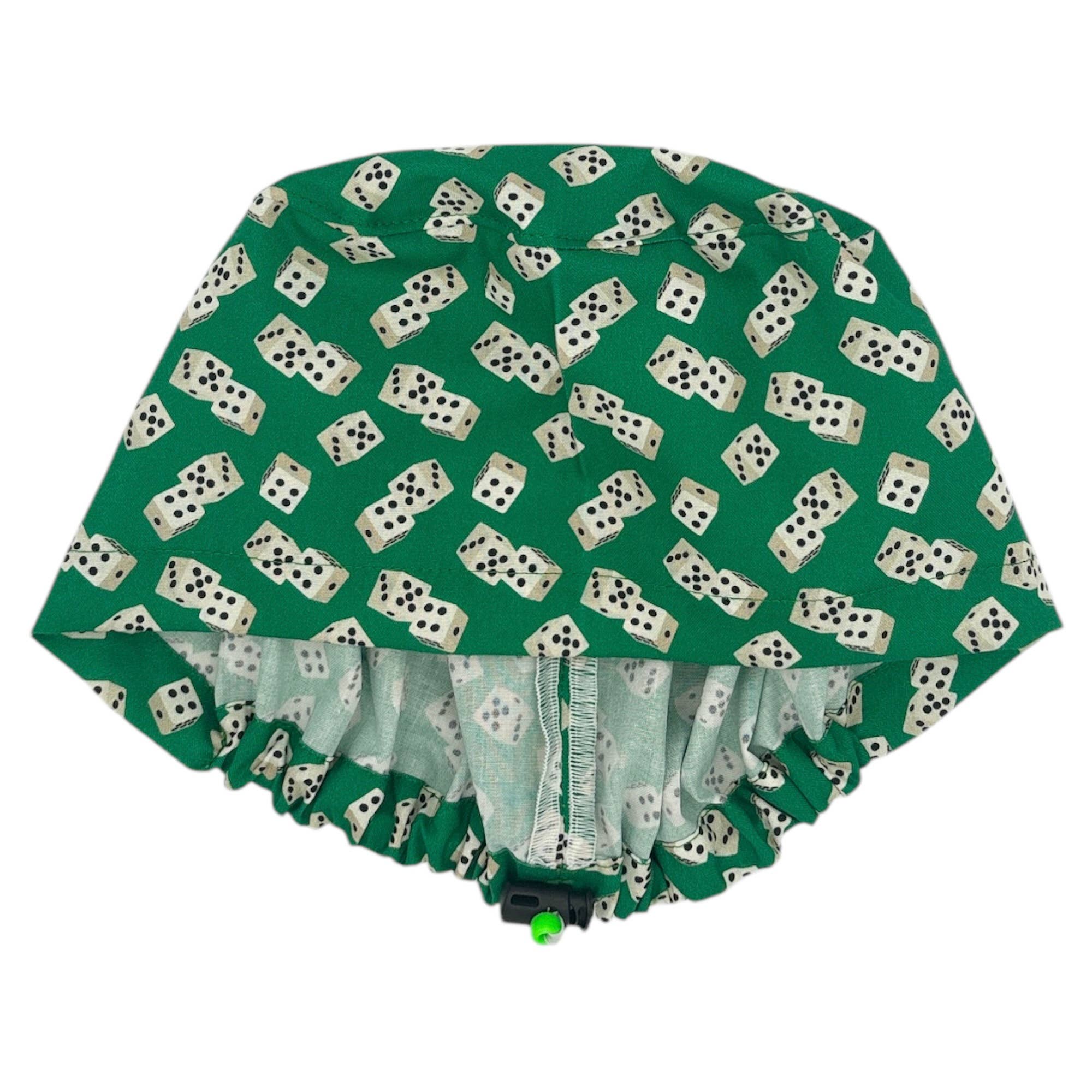SewingLabPlus - Wholesale Head Scarf - Women's - Lucky Dice Scrub Cap Euro Style Scrub Hat 5
