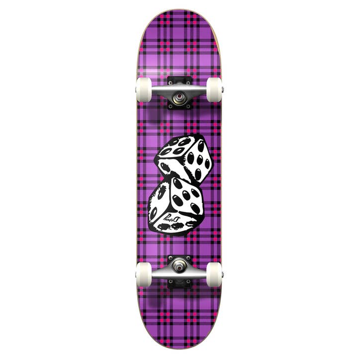 Graphic Complete Skateboard 7.75" - Dés pour la vente par Yocaher Skateboards