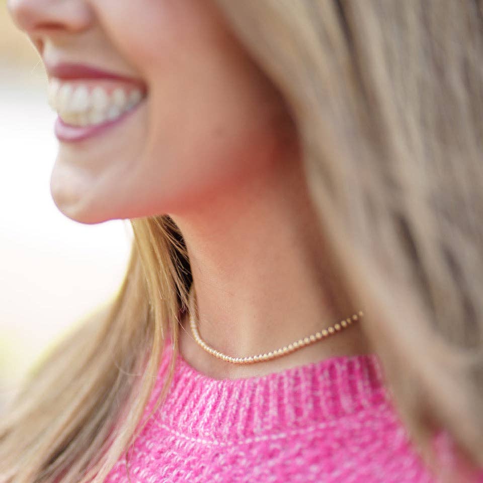 Golden Thread - Vendita all'ingrosso Collane di perline/perle - Collana in oro con perline | 14 carati5