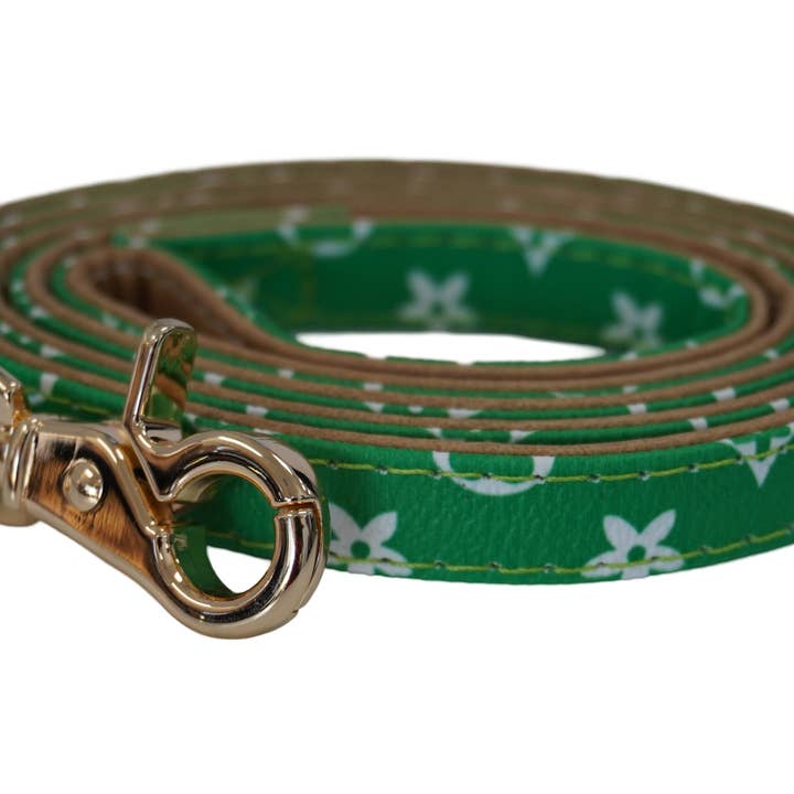 BARK by DOG - Wholesale Pet Leash - Dog - SOHO LUXURY LEASH GREEN