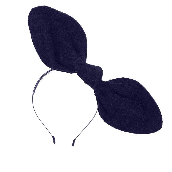 Project 6 NY Kids - Wholesale Fashion Headband - Kids - Bubble Ear - Navy Wool0