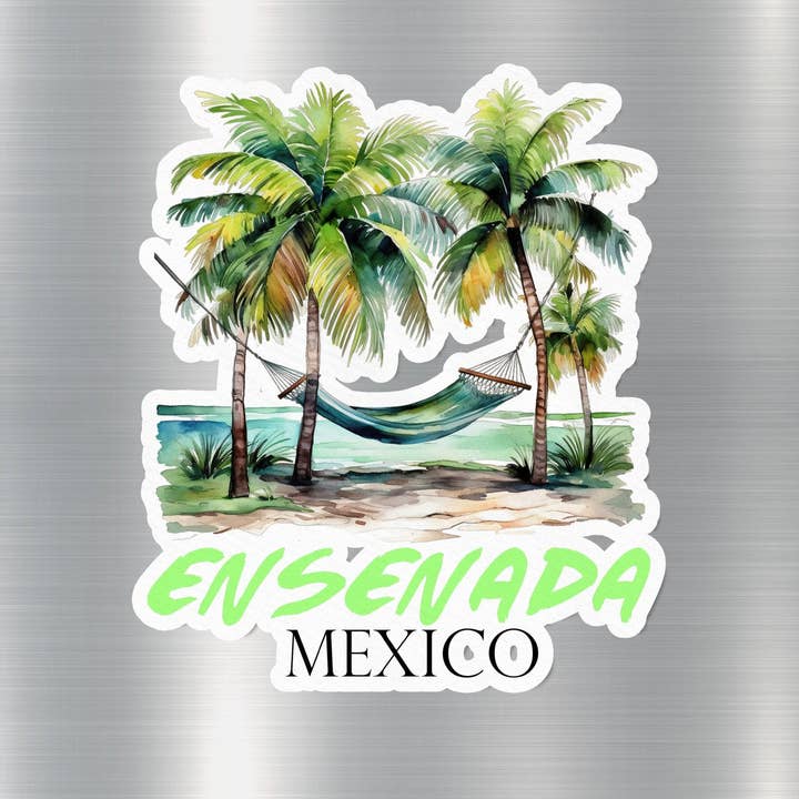 GraffMerch.com - Wholesale Sticker - Ensenada Mexico Hammock Sticker