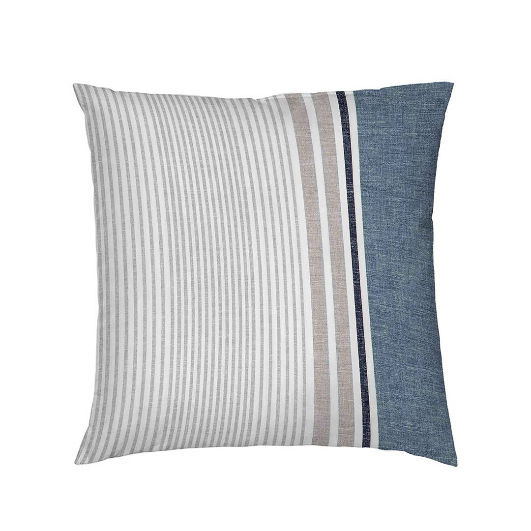 BLAU Kissenbezug 50X50 cm Emaille Blau für den Großhandel auf Faire0