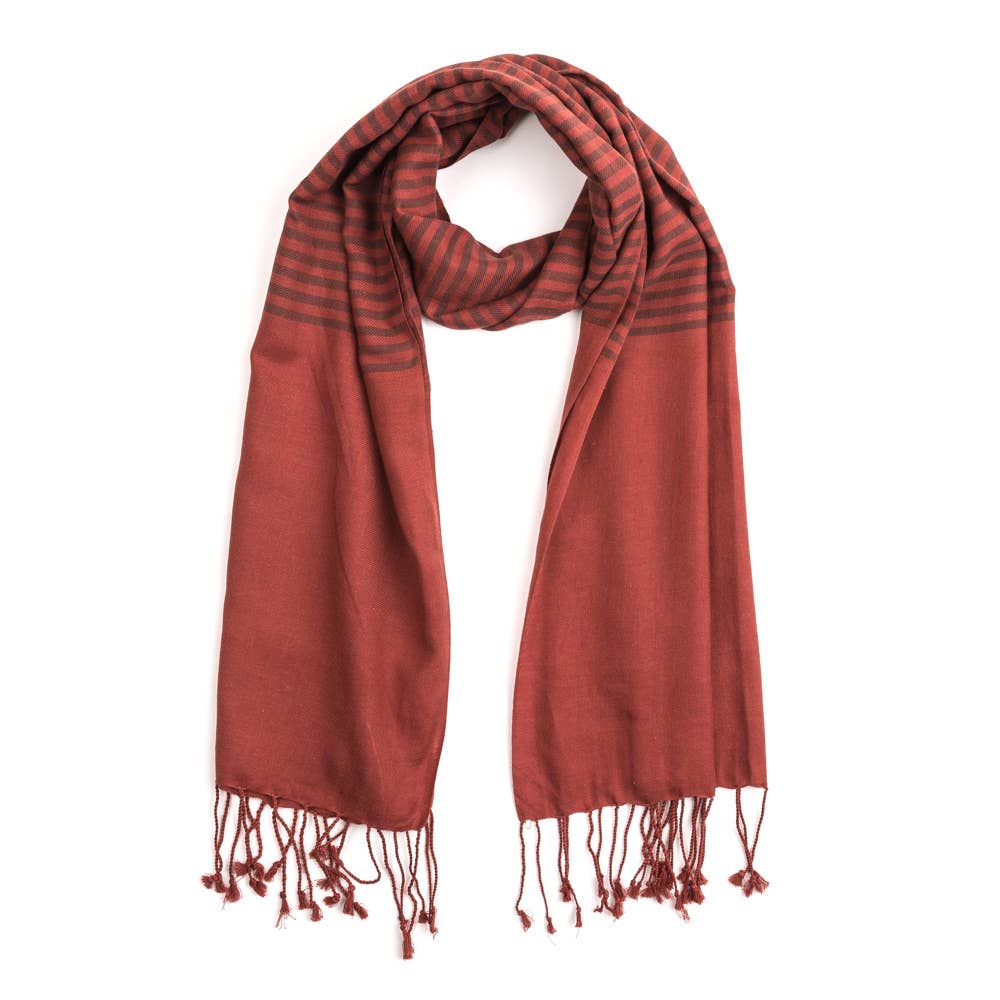Veraluna Sustainable Clothing - Wholesale Scarf - Women's - COTTON SCARF VIBES FAIR TRADE PRODUCT3