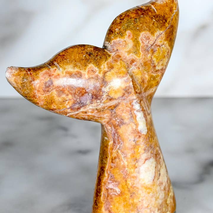 SS handcrafted Art - Vendita all'ingrosso Statuette decorative - Coda di balena da 3"