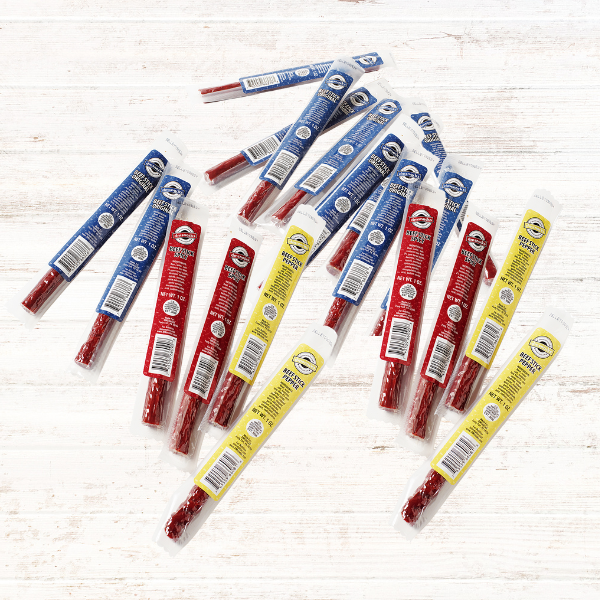 Damn, Man Snacks – Engroshandel Jerky – Damn Man Beef Jerky Kød Snack 1 Oz. Original, Spicy, Peber1