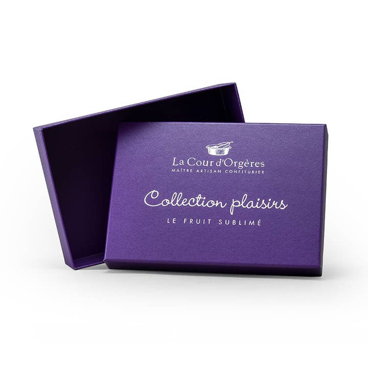 Empty box 8 jars 110g for wholesale by La Cour d'Orgères