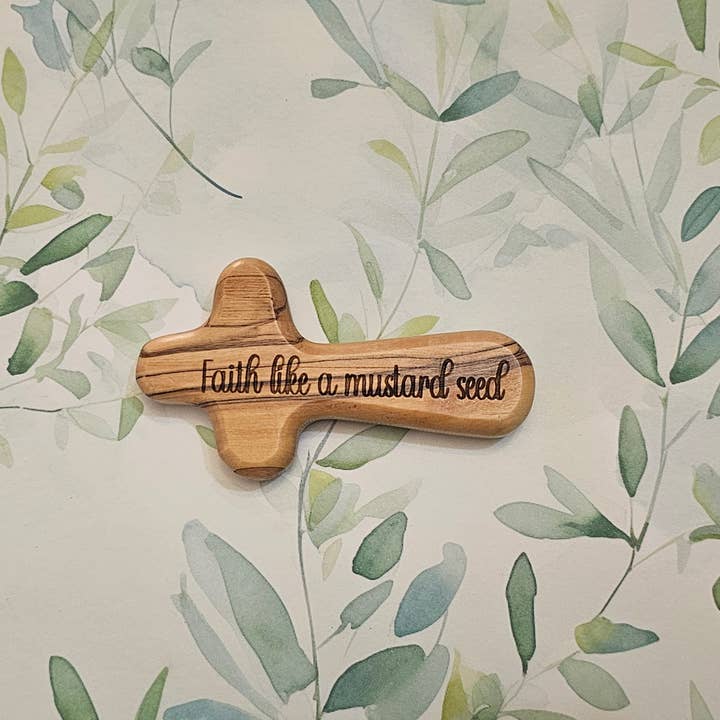 Rosemary Designs - Wholesale Wall Cross - Laser Engraved Olive Wood Palm Crosses2