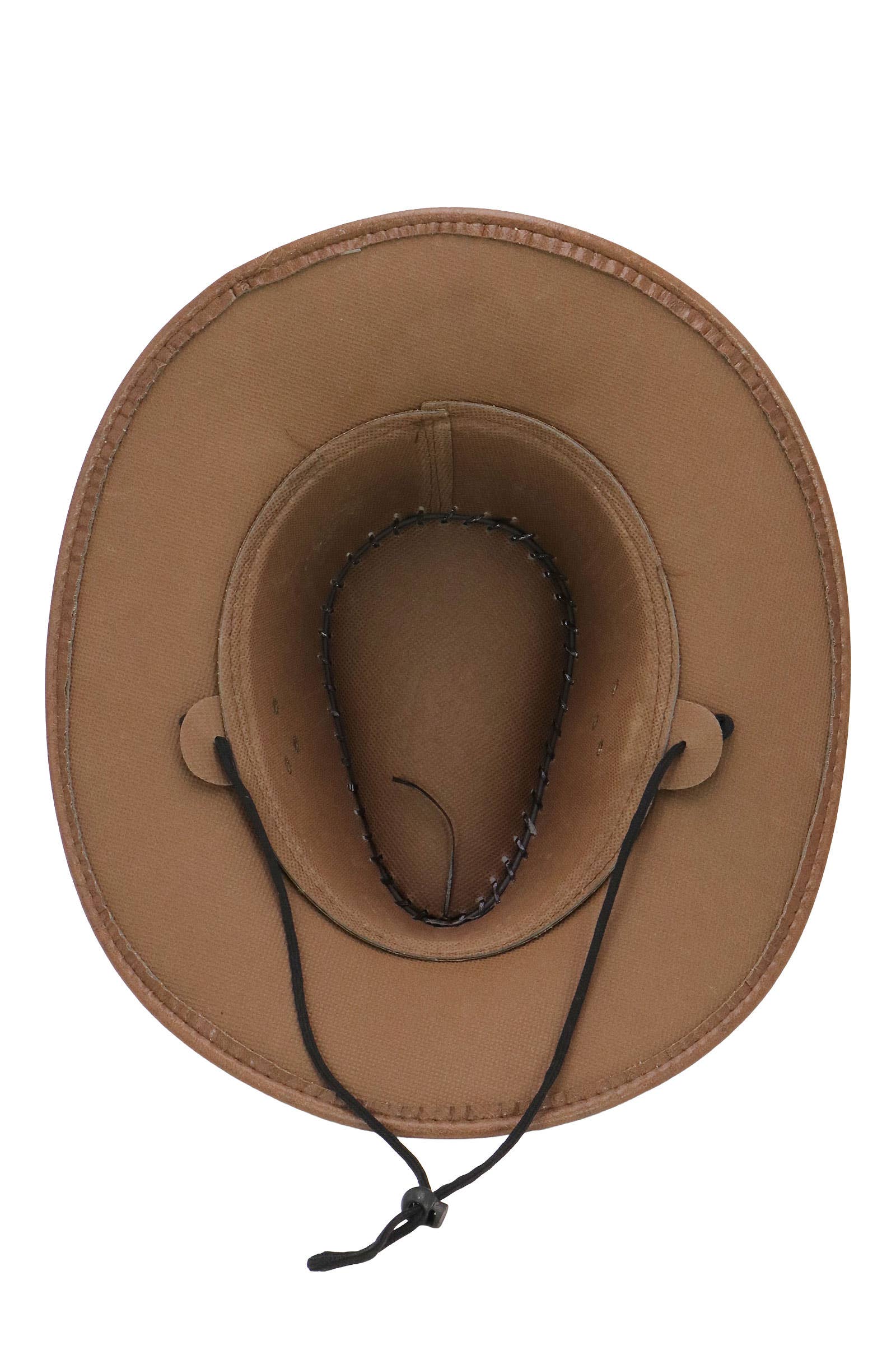 Cap Zone - Wholesale Cowboy Hat - Unisex - Braided Vegan Leather Cowboy Hat3
