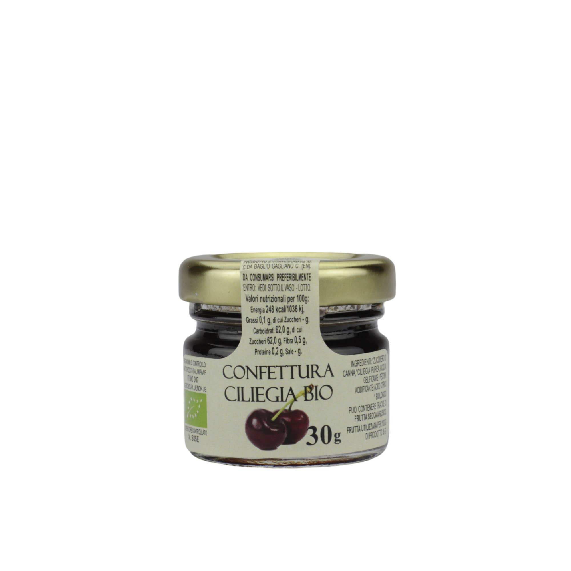 Radici Rosse - Wholesale Jam/Jelly - organic cherry jam, 30 g0