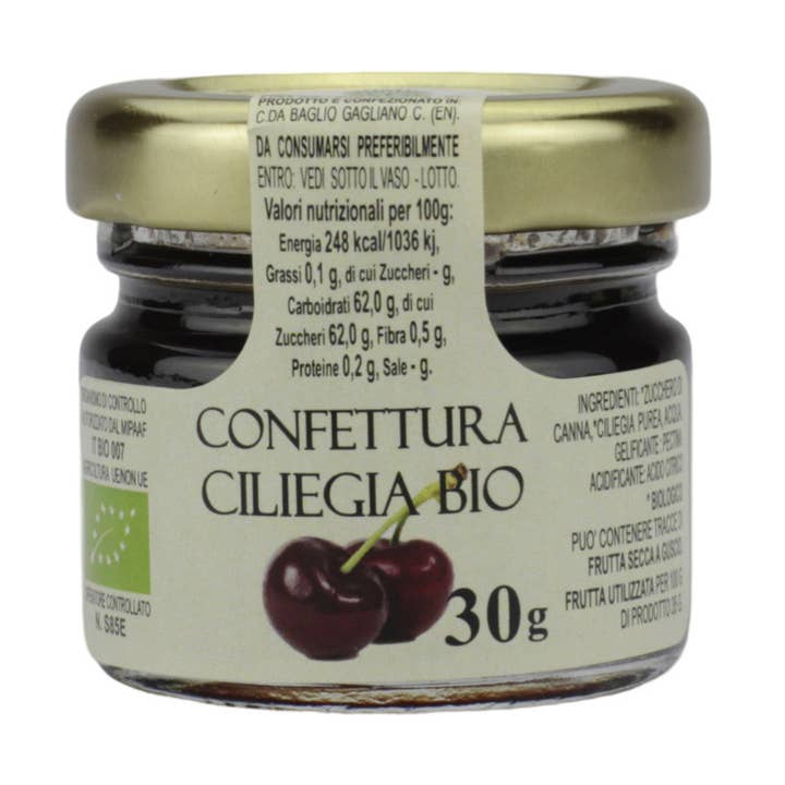 Radici Rosse - Wholesale Jam/Jelly - organic cherry jam, 30 g0