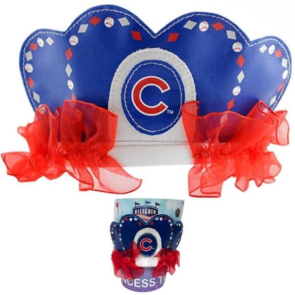 Chicago Cubs Fan Gear - The Princess Tiara for wholesale by St. Louis Wholesale LLC