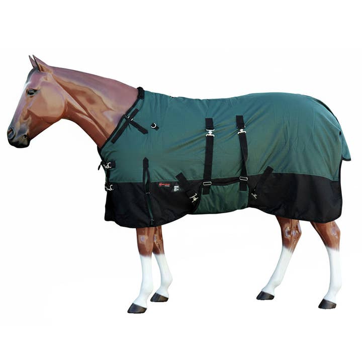 HILASON 600D Winter Waterproof Poly Horse Blanket Belly Wrap Hunter Green | Turnout Blankets for Horses for wholesale by HILASON