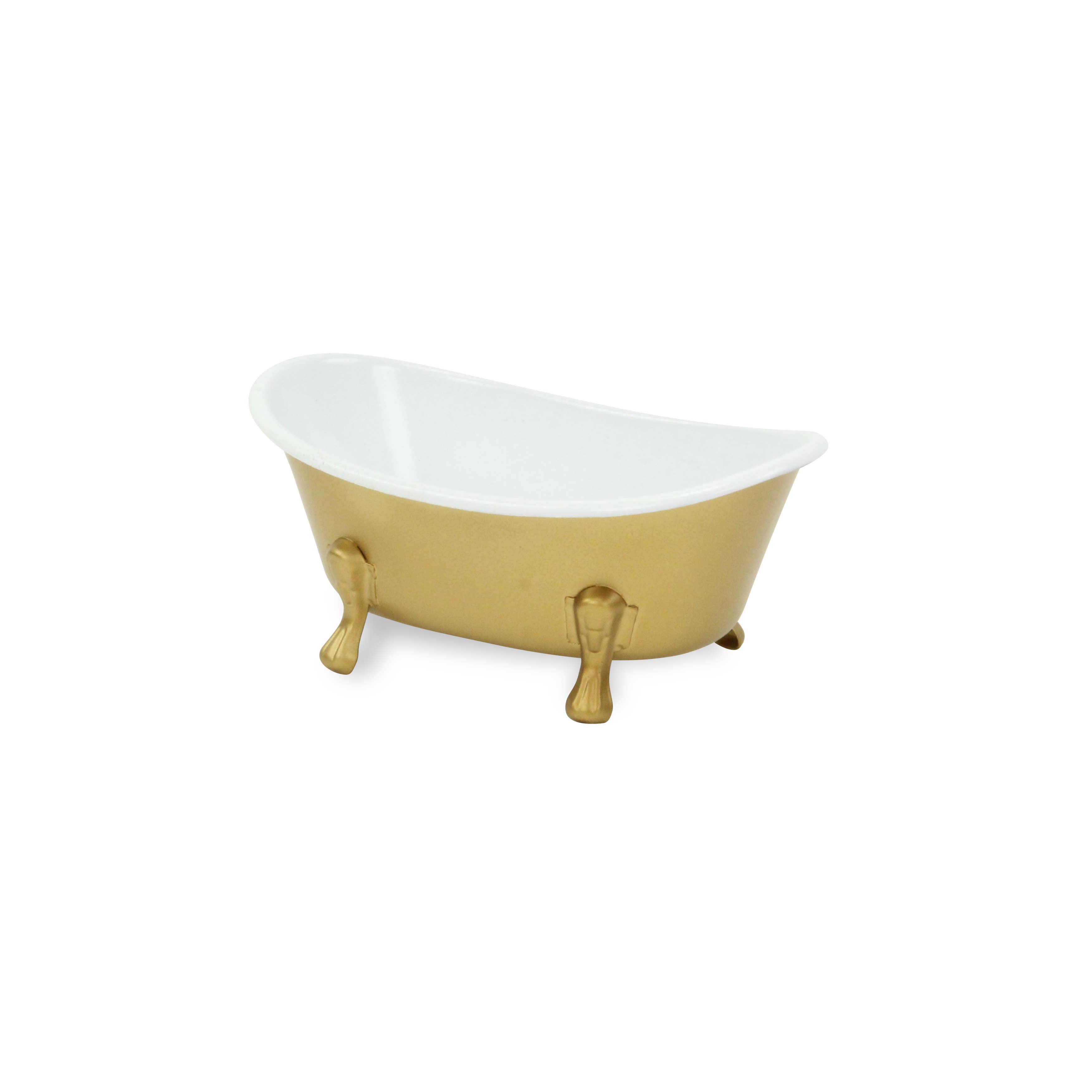 Cheungs Home Decor - Wholesale Bath Caddy - Lavande Metal Fleur-de-Lis Tub Decor - Gold9