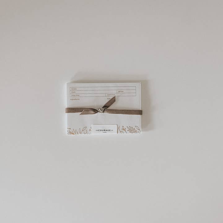 Floral Foil Recipe Cards / Kitchen for wholesale by enCourage Co.
