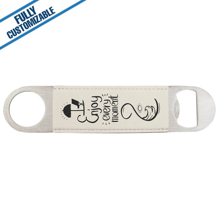 GiftWorksPlus - Wholesale Bottle/Wine Opener - Engraved Leatherette Grip Bottle Opener - Fully Customizable15