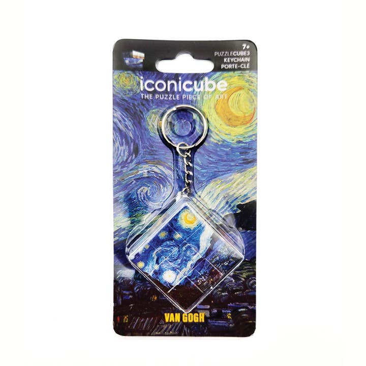 Porta-chaves Van Gogh 3x3 por atacado de ICONICUBE