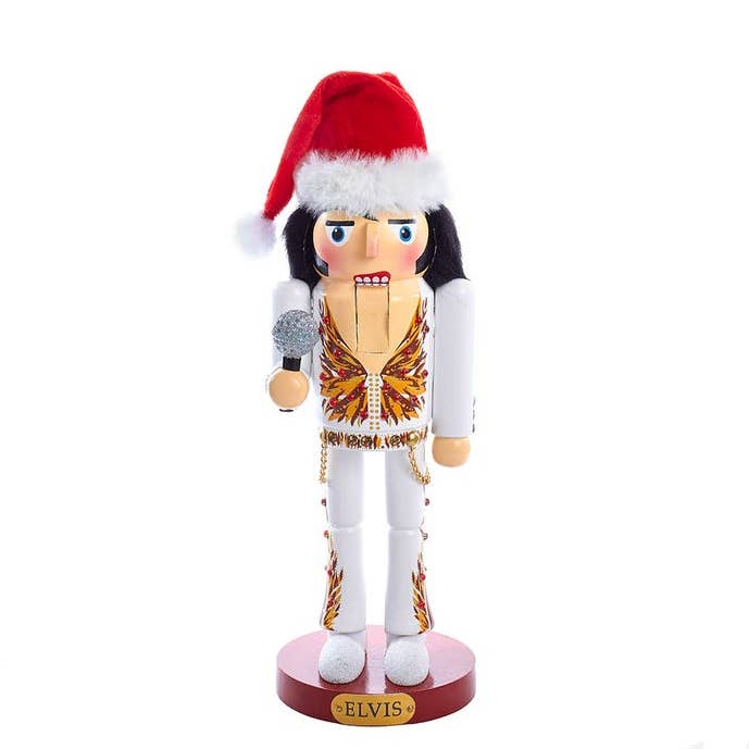 11"ELVIS EN COSTUME DE FLAMME CASSE-NOISETTE pour la vente par Kurt S. Adler, Inc.