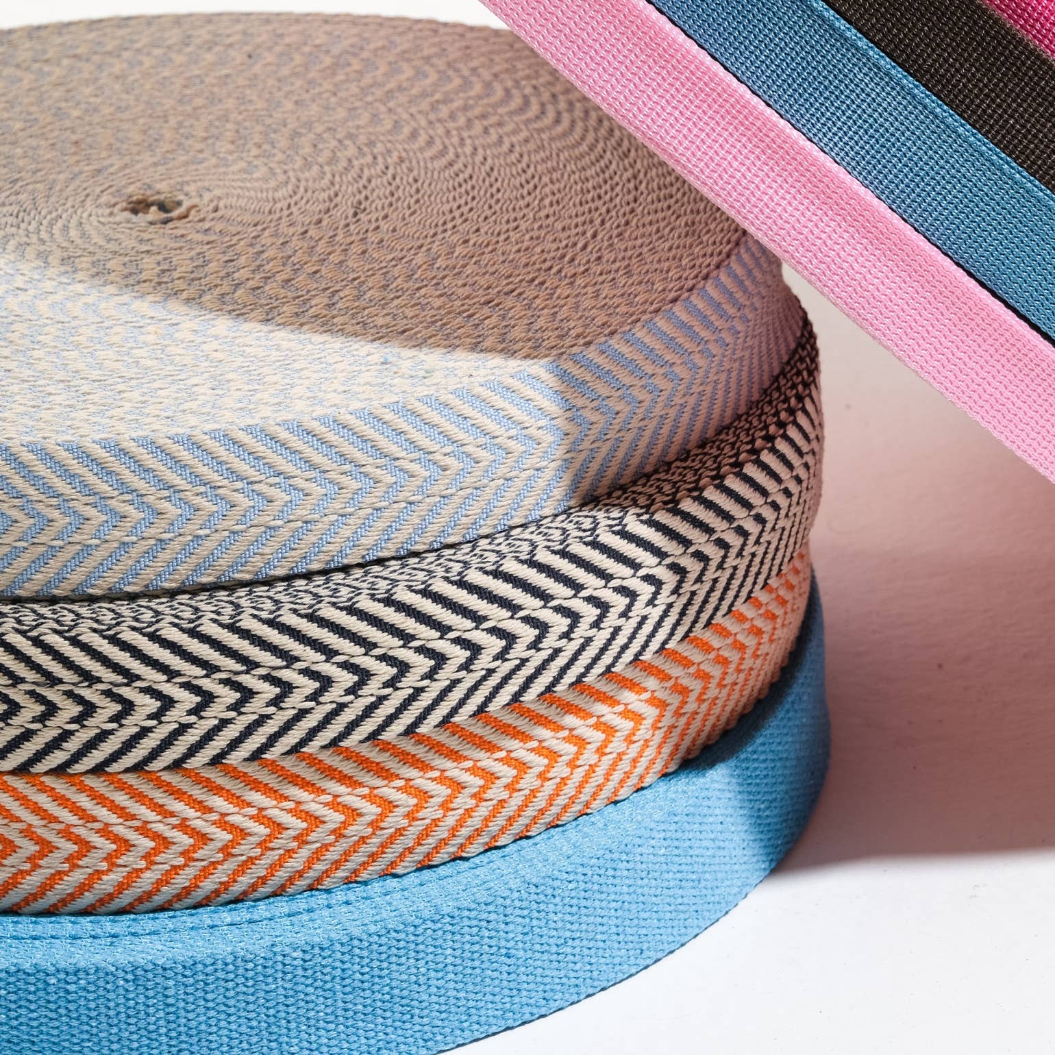 Dream Trimming Goods LLC - Wholesale Craft Supplies - 1.5 inch x50 yard  Blue-Natural Cotton Webbing Strap for Bag7