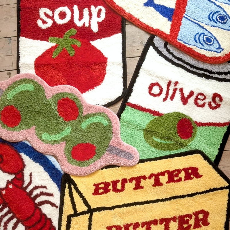 Harriet Says Hi – wholesale Bath mat – Butter Bath Mat1