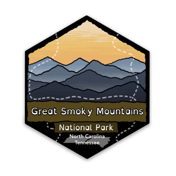 Great-Smoky-Mountains-Nationalpark - Aufkleber für den Großhandel von Kevin & Kaia