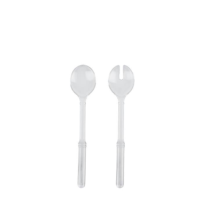 Set of 2 Salad Servers in Methacrylate 30 cm for wholesale by Fiorirà un giardino