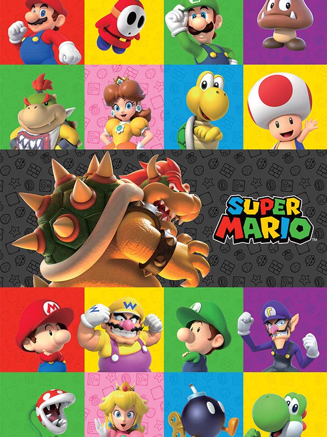 Super Mario- 3D Friends & Foes - 24x36 Poster for wholesale by Pyramid America