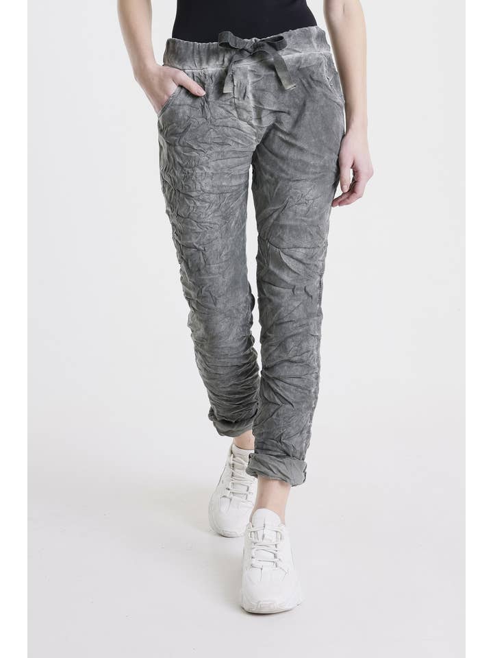 TINA Stephens Italy/Tees By Tina - Vente Pantalon – femme - Pantalon à bande tuxedo en suédine Kendyl (PL136U)13