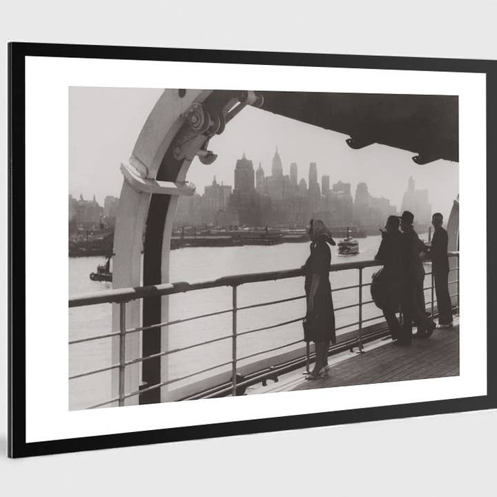 Old Black and White Photo New York No. 06 Aluminium 60 x 90 cm for wholesale by KELEPOQ