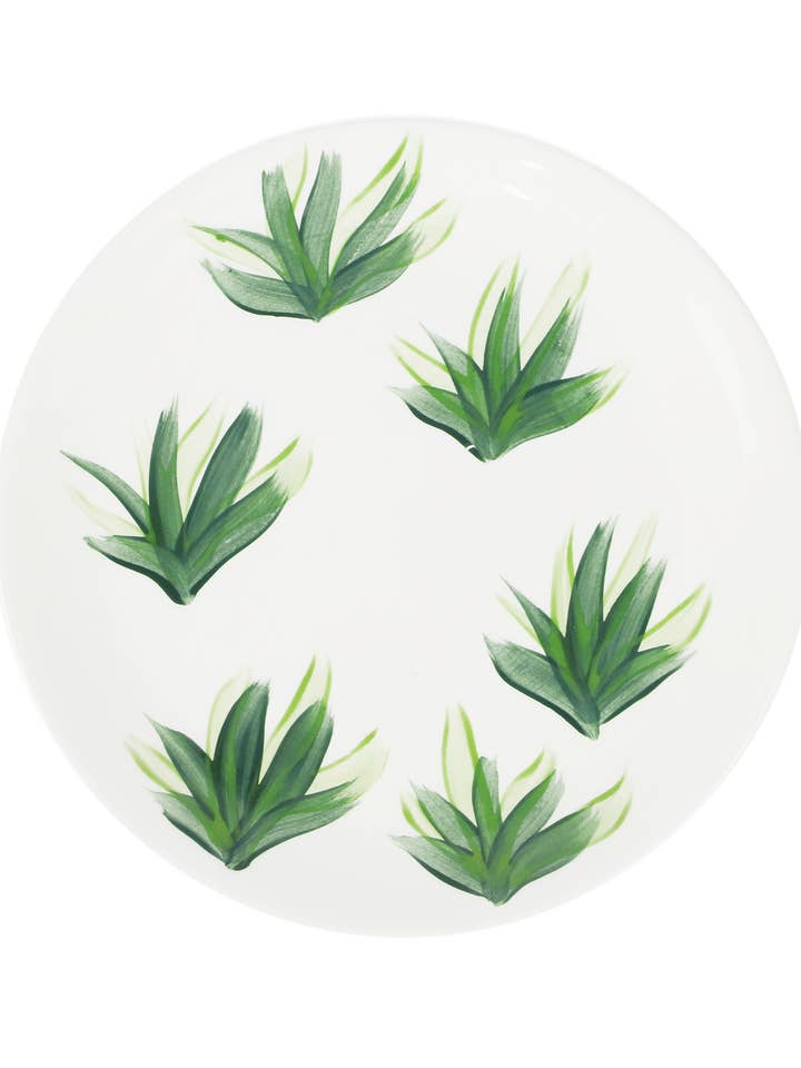 PLANTS GREEN PLATE for wholesale by Rhea Kalo
