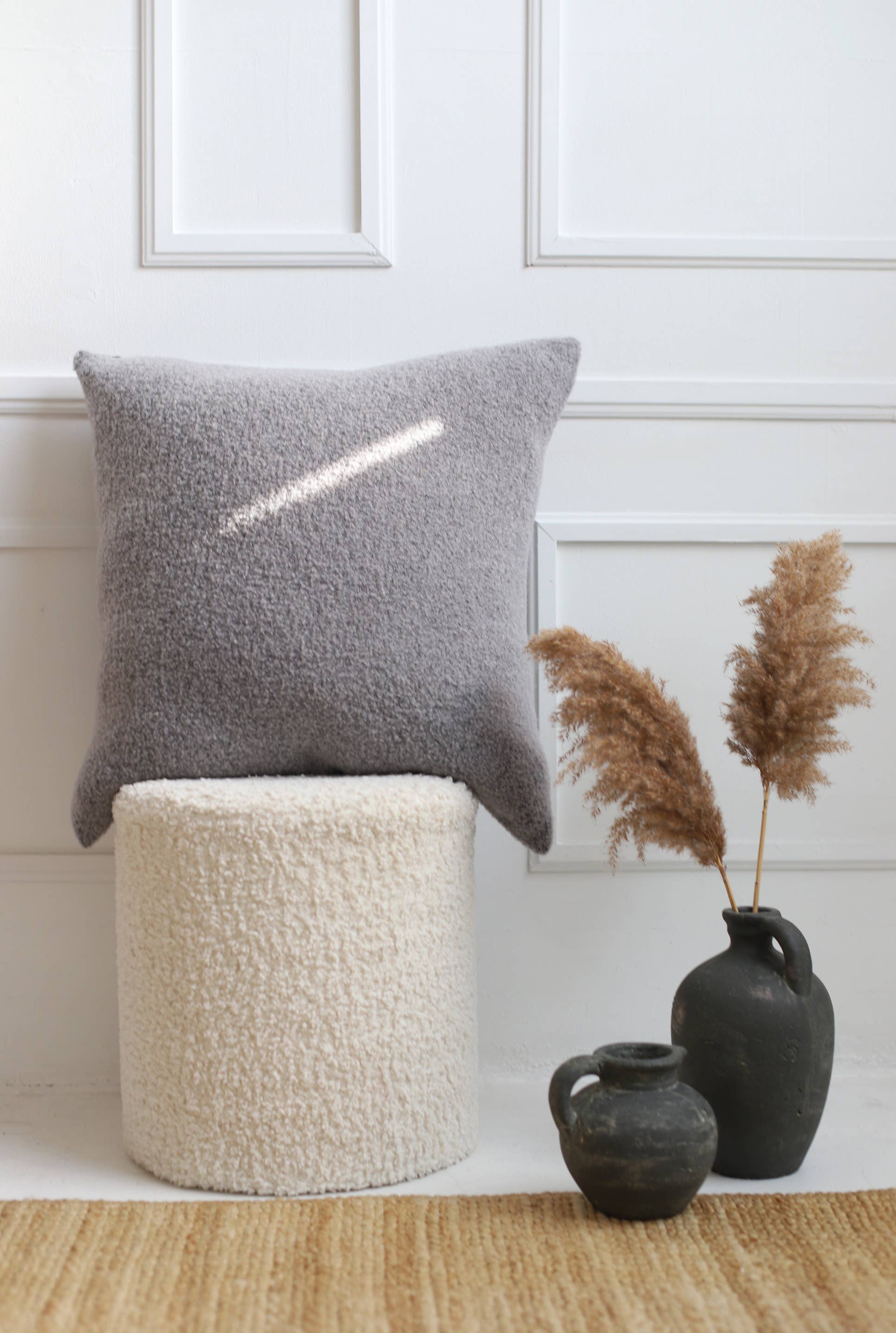 Linen Way Inc. - Wholesale Throw Pillow Cover - Baldwin Wool Pillow Cover - available in 7 Colors0