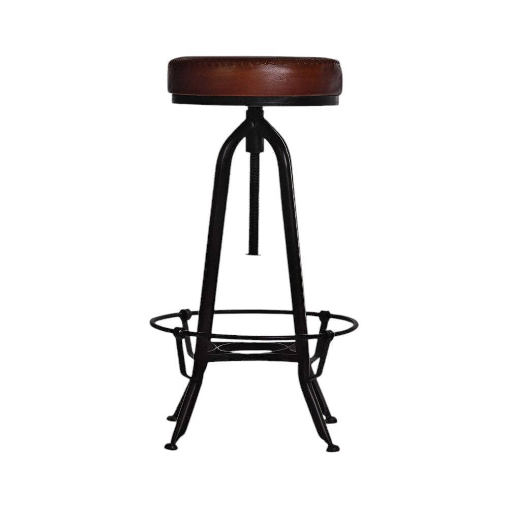 NACH - Wholesale Stool - Industrial Bar Stool, Leather2