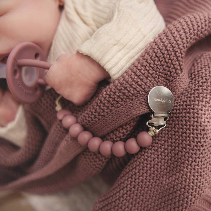 Bleu La La - Wholesale Pacifier Clip - Baby - Lulababe Pacifier Clip