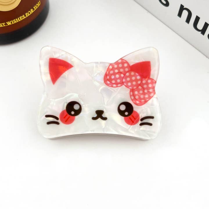 TheDivaSoap - Wholesale Hair Clip - Women's - Cute Animal Head Claw Hair Clips, Panda, Cat & Dog Hair Clip