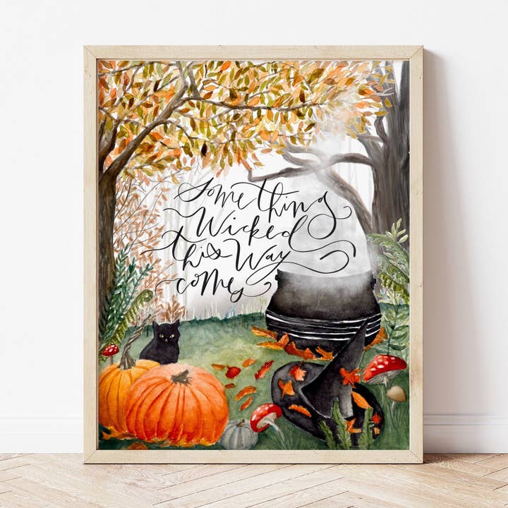 Fox and Wild - Vente Affiche d'art - Imprimé quelque chose de méchant/Shakespeare/ Impression 8 x 100