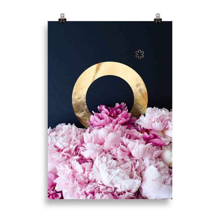 Pioenen ABC | letter O voor wholesale door HEARTMADE Prints