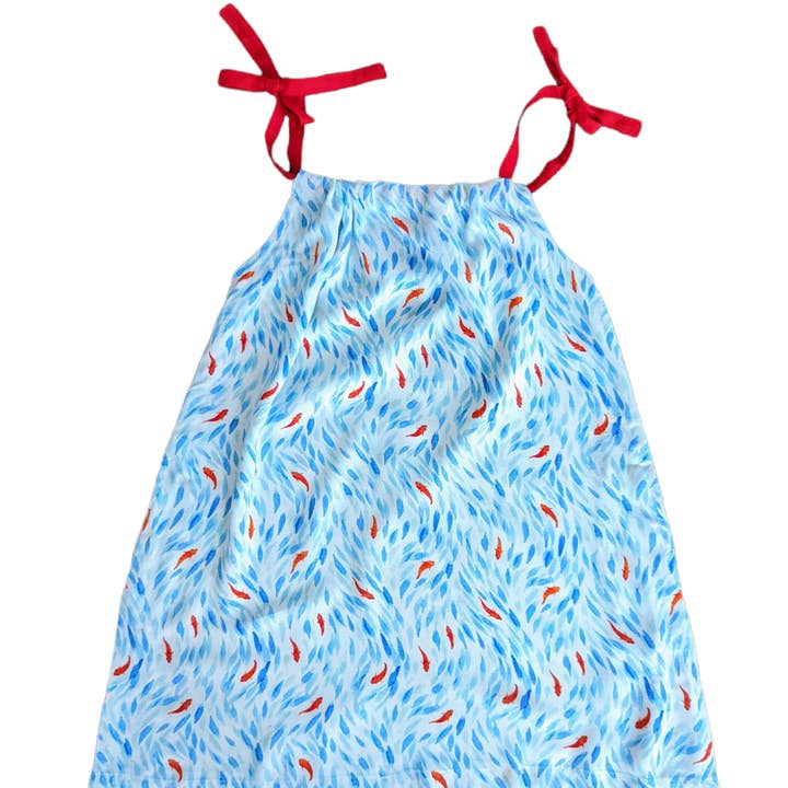 Robe à bretelles Koi Pond pour la vente par TukTuk Designs