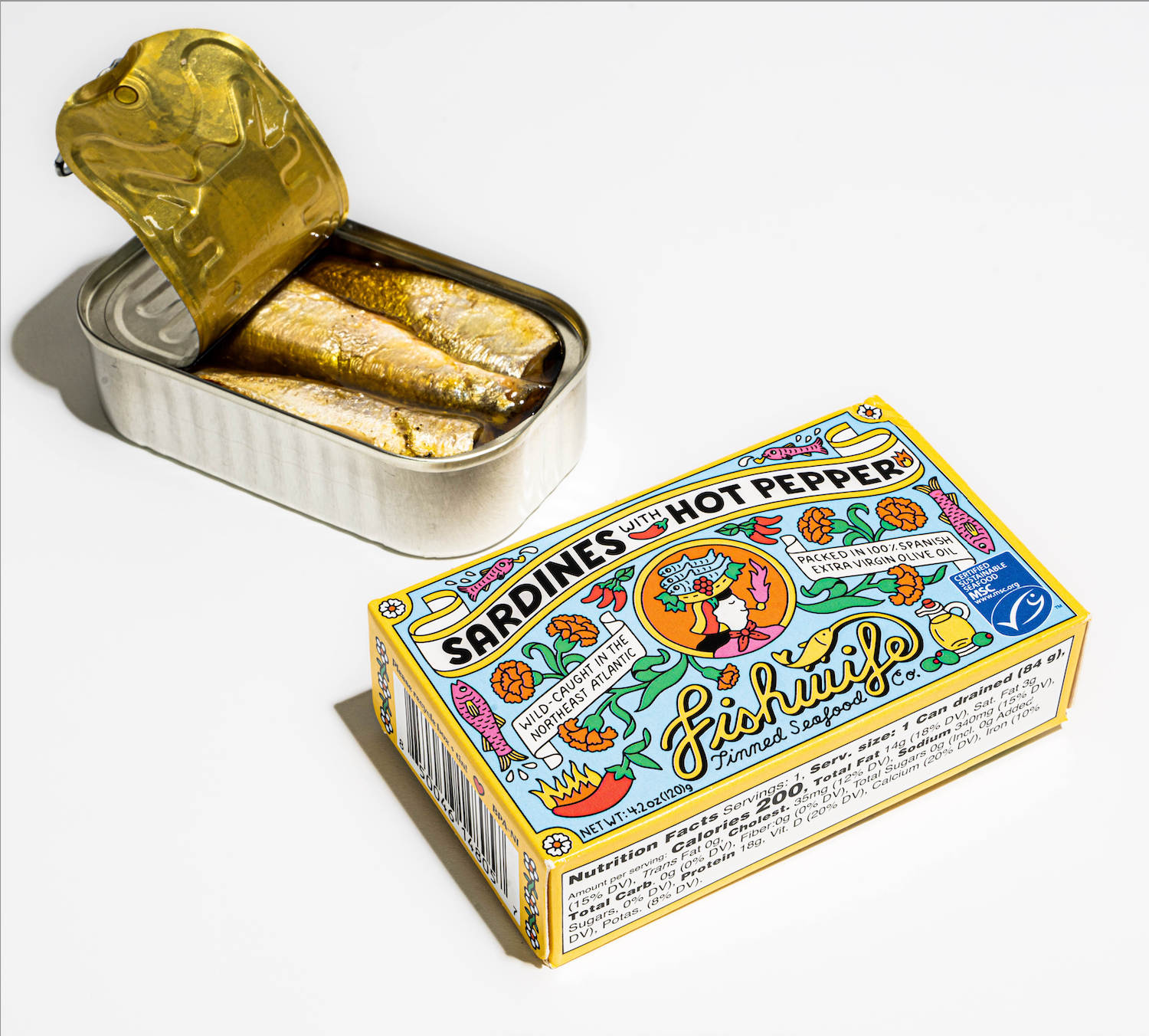 Fishwife - Wholesale Tinned Fish - Sardines with Hot Pepper1
