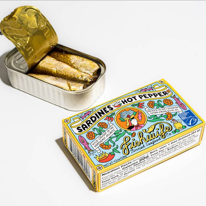 Fishwife - Wholesale Tinned Fish - Sardines with Hot Pepper1