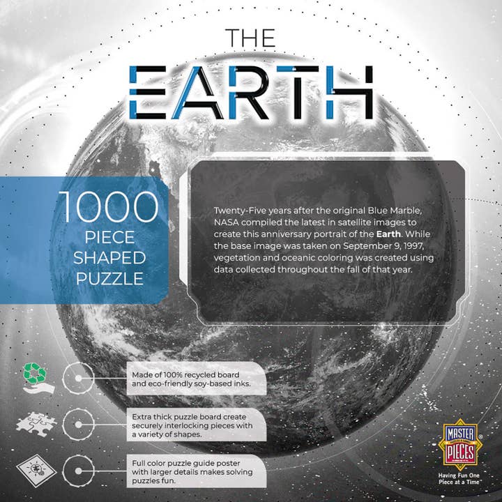 Masterpieces Puzzles - Wholesale Puzzle - Adult - The Earth - 1000 Piece Round Puzzle