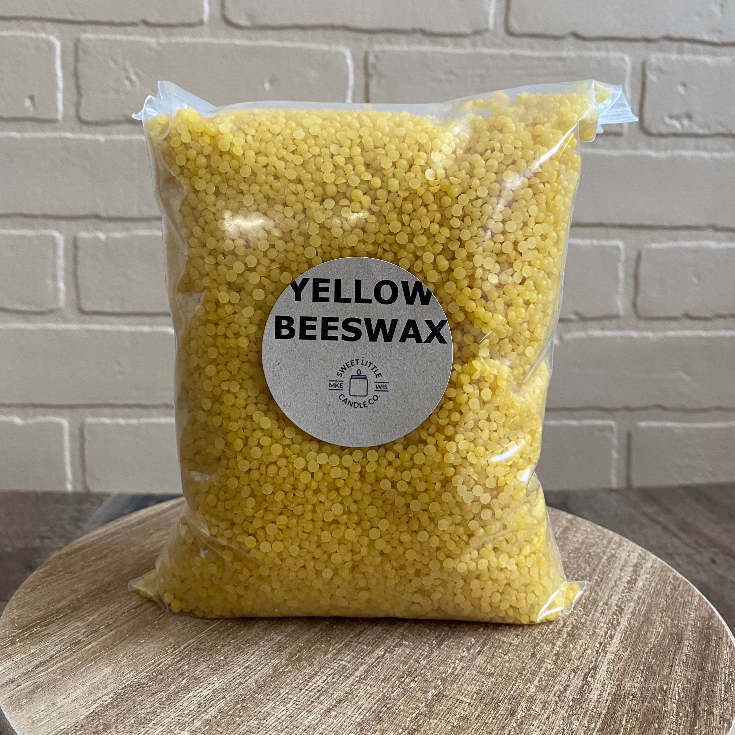 Sweet Little Candle Co - Wholesale Craft Supplies - USA Yellow Beeswax Pellets for Candlemaking