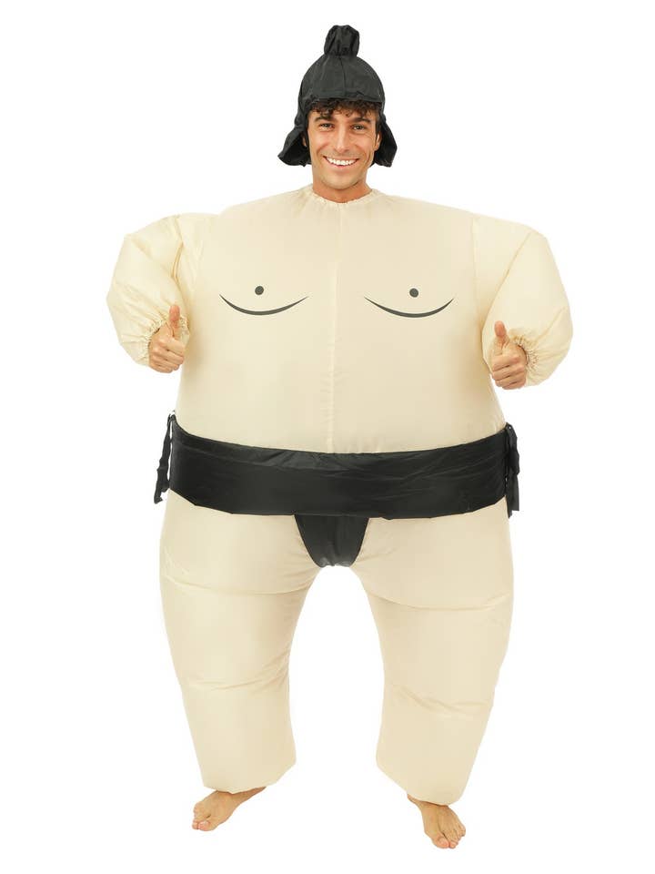 Costume Gonflable Sumo - Adulte - Taille Unique pour la vente par P'tit Clown