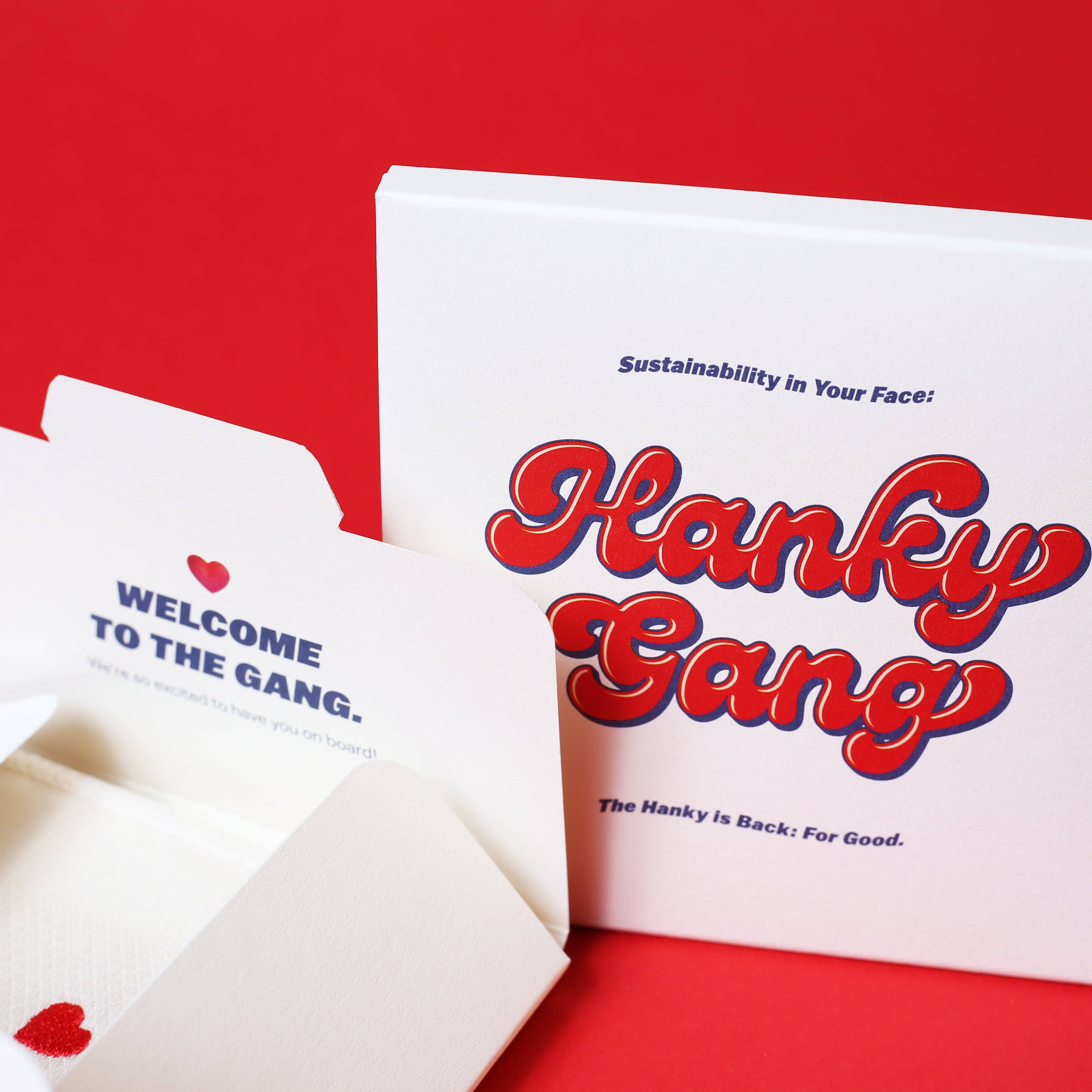 Hanky Gang – Engroshandel Lommetørklæde - Unisex – Økologisk Lommetørklæde, der Planter et Træ med 🌎 Jordbroderi1