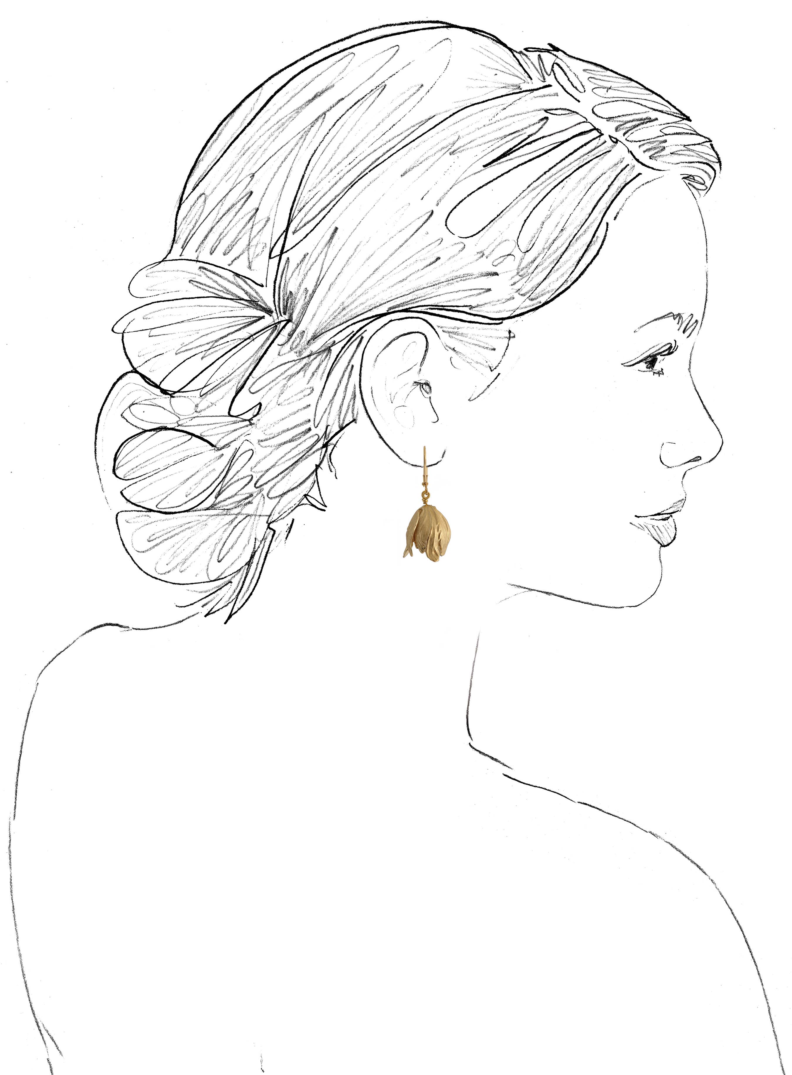 We Dream in Colour - Wholesale Dangle Earrings - Tulip Flower Earrings1